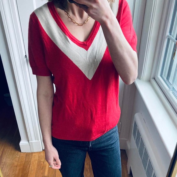 Vintage Brooks Brothers Short Sleeved Sweater - Picture 4 of 6